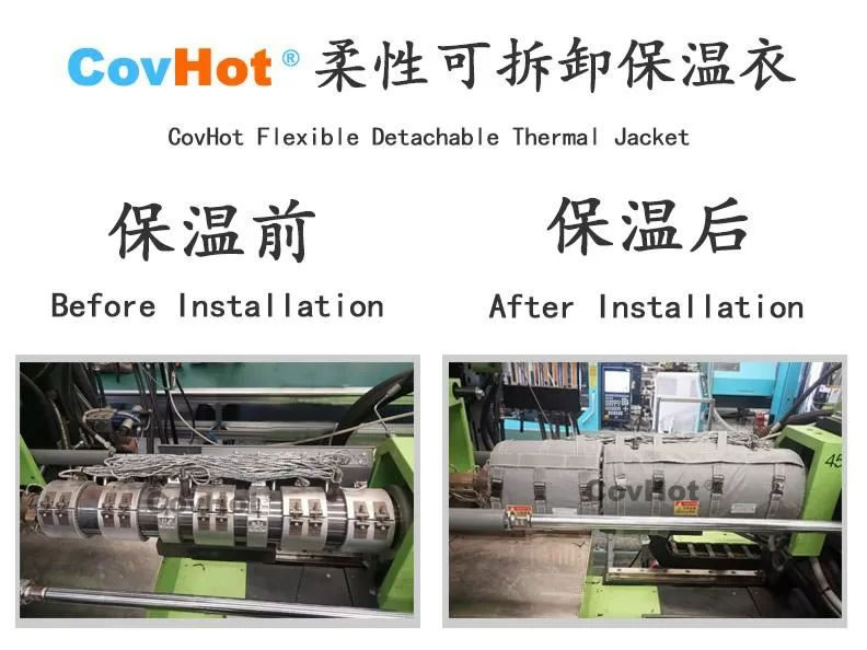 可拆式保溫套，注塑機節(jié)能利器
